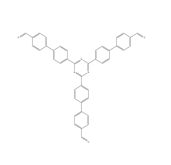 2,4,6-三-(4-甲酰基-联苯-4-基)-1,3,5-三嗪,4',4''',4'''''-(1,3,5-Triazine-2,4,6-triyl)tris(([1,1'-biphenyl]-4-carbaldehyde))