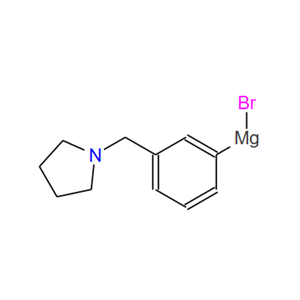 480424-79-1；[3-(1-吡啶甲基)苯基]溴化镁；(3-(1-PYRROLIDINYLMETHYL)PHENYL)MAGNESI&