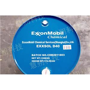 埃克森美孚Exxsol D40，脱芳烃溶剂，可用于工业清洗及PVC降