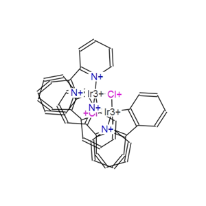 二氯四[ 2-(2-吡啶基)苯基]二铱(III),Dichlorotetrakis[2-(2-pyridyl)phenyl]diiridiuM(III)