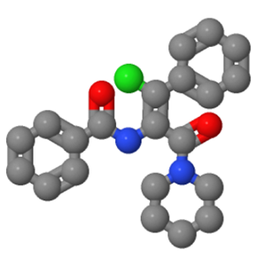 (Z)-N-哌啶基-2-苯甲酰胺基-3-氯-3-苯基-2-丙烯酰胺；265977-72-8