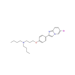 2-(4-Dibutylaminopropoxyphenyl)-6-bromoimidazo[1,2-a]pyridine 114604-42-1