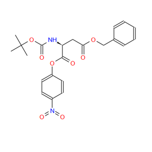 26048-69-1;N-[叔丁氧羰基]-L-天冬氨酸 1-(4-硝基苯基)酯 4-苯甲酯;BOC-ASP(OBZL)-ONP