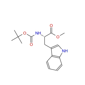 (S)-2-((叔丁氧基羰基)氨基)-3-(1H-吲哚-3-基)丙酸甲酯 33900-28-6