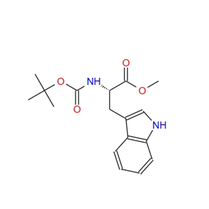 (S)-2-((叔丁氧基羰基)氨基)-3-(1H-吲哚-3-基)丙酸甲酯,Boc-Trp-OMe