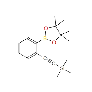 2-[(三甲硅烷基)乙炔基]苯基硼酸频那醇酯 1218790-52-3