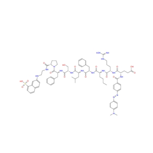 Malaria Aspartyl Proteinase FRET Substrate I;[DABCYL-Glu-Arg-Nle-Phe-Leu-Ser-Phe-Pro-EDANS] 263718-22-5