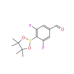 2,6-二氟-5-甲酰基苯基硼酸频那醇酯 870717-92-3
