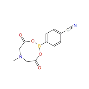 4-氰基苯硼酸甲基亚氨基二乙酸酯,4-(6-Methyl-4,8-dioxo-1,3,6,2-dioxazaborocan-2-yl)benzonitrile