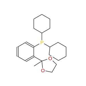 2′-(二环己基膦)苯乙酮缩乙二醇,2′-(Dicyclohexylphosphino)acetophenone ethylene ketal