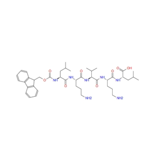 N-[(9H-fluoren-9-ylmethoxy)carbonyl]-L-leucyl-L-ornithyl-L-valyl-L-ornithyl- L-Leucine 1207275-87-3