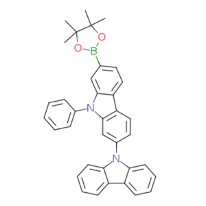 2,9′-Bi-9H-carbazole, 9-phenyl-7-(4,4,5,5-tetramethyl-1,3,2-dioxaborolan-2-yl)-,2,9′-Bi-9H-carbazole, 9-phenyl-7-(4,4,5,5-tetramethyl-1,3,2-dioxaborolan-2-yl)-