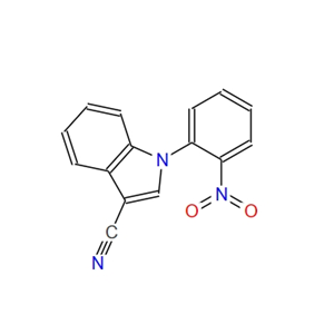 1-(2-nitrophenyl)indole-3-carbonitrile 70837-54-6