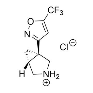 (1R,5R)-1-(5-(trifluoromethyl)isoxazol-3-yl)-3-azabicyclo[3.1.0]hexan-3-ium