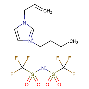1-烯丙基-3-丁基咪唑双（三氟甲烷磺酰）亚胺盐,1-Allyl-3-butylimidazolium bis((trifluoromethyl)sulfonyl)imide