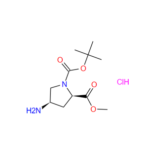 1217474-04-8 (2R,4R)-1-叔丁氧羰基-4-氨基吡咯烷2-甲酸甲酯盐酸盐