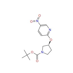 (S)-3-(5-nitro-pyridin-2-yloxy)-pyrrolidine-1-carboxylicacid tert-butyl ester,(S)-3-(5-nitro-pyridin-2-yloxy)-pyrrolidine-1-carboxylicacid tert-butyl ester