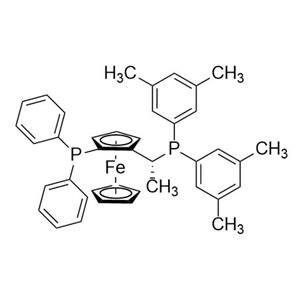 R-(-)-1-[(S)-2-(二苯基磷) 二茂铁基]乙基二-3,5-甲苯磷,(R)-(-)-1-[(S)-2-(DIPHENYLPHOSPHINO)FERROCENYL]ETHYLDI(3,5-DIMETHYLPHENYL)PHOSPHINE