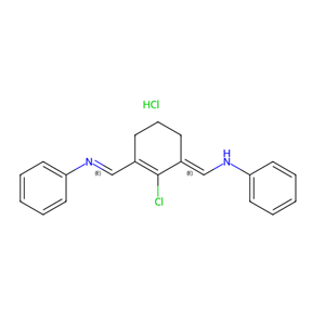 N-((E)-(2-氯-3-((E)-(苯基亚氨基)甲基)环己-2-烯-1-亚基)甲基)苯胺盐酸盐
