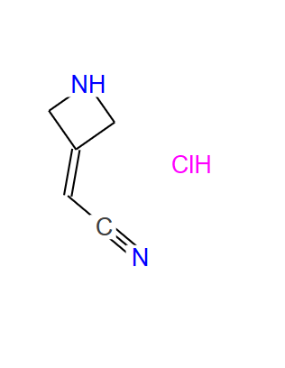 2-(3-氮杂环丁基亚基)乙腈盐酸盐,2-(azetidin-3-ylidene)acetonitrile (hydrochloride)