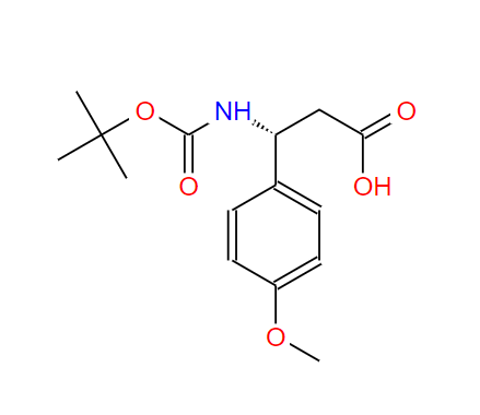 Boc-D-3-氨基-3-(4-甲氧基苯基)丙酸,Boc-D-3-Amino-3-(4-methoxylphenyl)propanoic acid