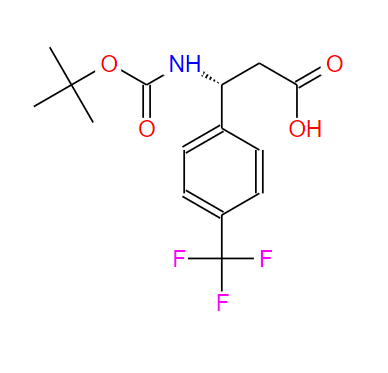 Boc-D-3-氨基-3-(4-三氟甲基苯基)丙酸,Boc-D-3-Amino-3-(4-trifluoromethylphenyl)propanoic acid