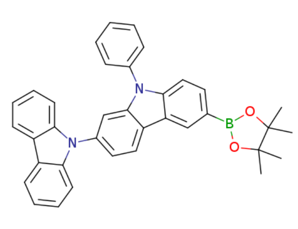 2,9′-雙-9H-咔唑，9-苯基-6-（4,4,5,5-四甲基-1,3,2-二惡硼烷-2-基）-,2,9′-Bi-9H-carbazole, 9-phenyl-6-(4,4,5,5-tetramethyl-1,3,2-dioxaborolan-2-yl)-
