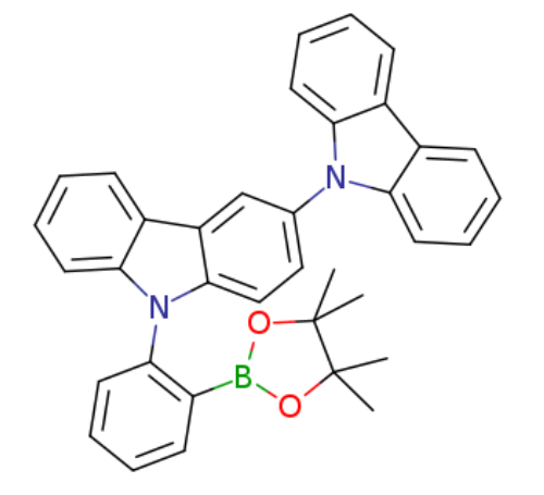 9-（2-（4,4,5,5-四甲基-1,3,2-二惡硼環(huán)戊-2-基）苯基）-9H-3,9'-二咔唑,9-(2-(4,4,5,5-tetramethyl-1,3,2-dioxaboracyclopent-2-yl)phenyl)-9H-3,9'-bicarbazole