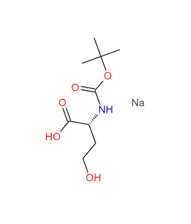 N-叔丁氧羰基-D-高丝氨酸单钠盐,Boc-D-Homoserine
