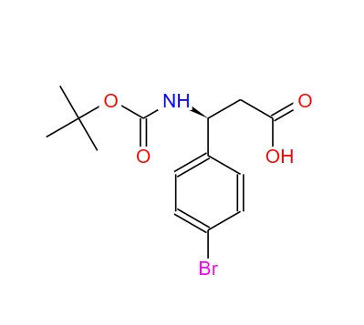 Boc-(S)-3-氨基-3-(4-溴苯基)-丙酸,Boc-(S)-3-Amino-3-(4-bromophenyl)-propionic acid