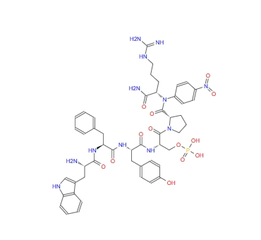 H-Trp-Phe-Tyr-Ser(PO3H2)-Pro-Arg-pNA,H-Trp-Phe-Tyr-Ser(PO3H2)-Pro-Arg-pNA