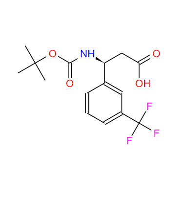 Boc-L-3-氨基-3-(3-三氟甲基苯基)丙酸,Boc-L-3-Amino-3-(3-trifluoromethylphenyl)propanoic acid