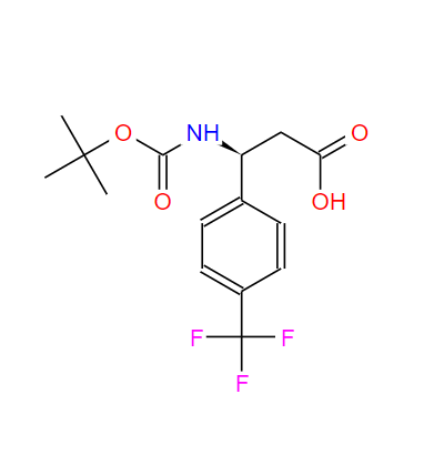 Boc-L-3-氨基-3-(4-三氟甲基苯基)丙酸,Boc-L-3-Amino-3-(4-trifluoromethylphenyl)propanoic acid