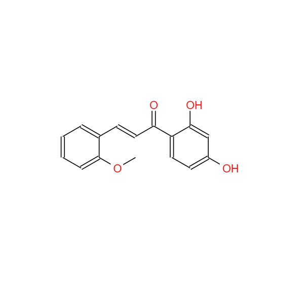 2',4'-二羟基-2-甲氧基查尔酮,2-Propen-1-one, 1-(2,4-dihydroxyphenyl)-3-(2-methoxyphenyl)-