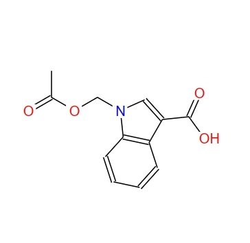 1-Acetoxymethyl-1H-indole-3-carboxylic acid,1-Acetoxymethyl-1H-indole-3-carboxylic acid
