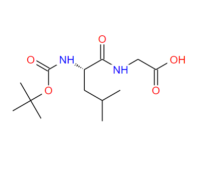 (S)-2-(2-((叔丁氧基羰基)氨基)-4-甲基戊酰胺)乙酸,BOC-LEU-GLY-OH