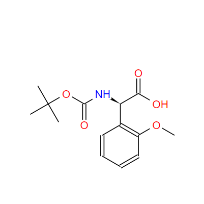 Boc-R-2-甲氧基苯甘氨酸,Boc-R-2-methoxyphenylglycine