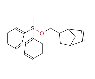 5-降冰片烯-2-甲基-(甲基,二苯基-硅基)醚,({bicyclo[2.2.1]hept-5-en-2-yl}methoxy)(methyl)diphenylsilane