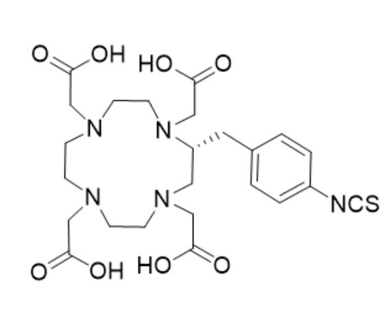 2-[(4-异硫氰基苯基)甲基]-1,4,7,10-四氮杂环十二烷-1,4,7,10-四乙酸,p-NCS-Bn-DOTA