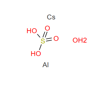 硫酸铝铯 十二水合物,ALUMINUM CESIUM SULFATE