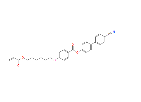 4[4[6-Acryloxyhex-1-yl)oxyphenyl]carboxy-biphenyl-4′-carbonitrile,4[4[6-Acryloxyhex-1-yl)oxyphenyl]carboxy-biphenyl-4′-carbonitrile