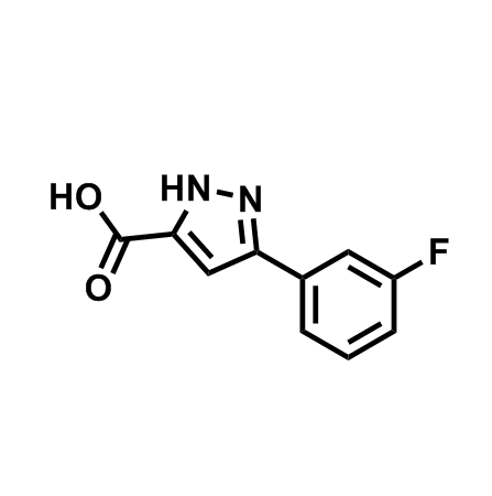 3-(3-Fluorophenyl)-1H-pyrazole-5-carboxylic acid,3-(3-Fluorophenyl)-1H-pyrazole-5-carboxylic acid