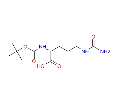 N5-(氨基羰基)-N2-[(1,1-二甲基乙氧基)羰基]-D-鸟氨酸,Boc-d-cit-oh