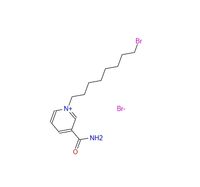 1-(8-bromooctyl)-3-carbamoylpyridinium bromide,1-(8-bromooctyl)-3-carbamoylpyridinium bromide