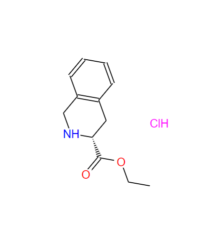 R-1,2,3,4-四氢异喹啉-3-羧酸乙酯盐酸盐,D-1,2,3,4-tetrahydro-3-Isoquinolinecarboxylic acidethyl ester, hydrochloride, (3R)- (9CI)