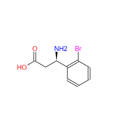 D-3-氨基-3-(2-溴苯基)丙酸,D-3-Amino-3-(2-bromo)propanoic acid
