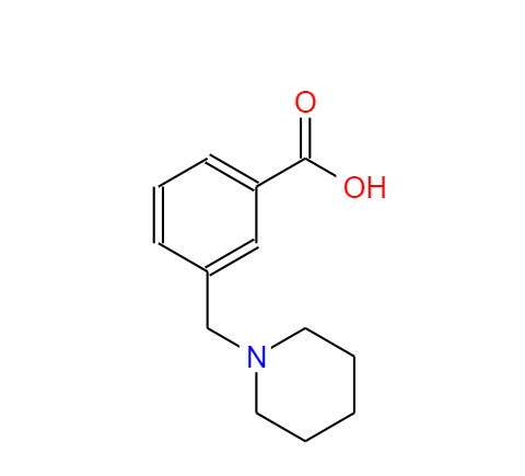 3-(哌啶甲基)苯甲酸,3-(piperidin-1-ylmethyl)benzoic acid