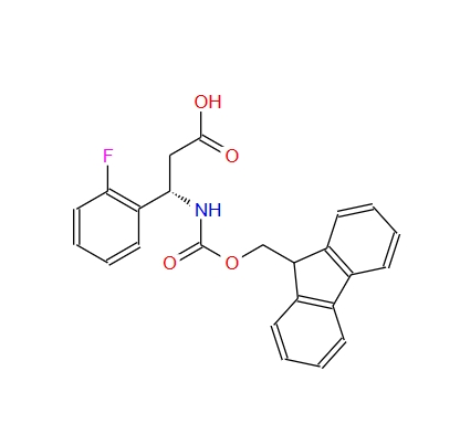Fmoc-(S)-3-氨基-3-(2-氟苯基)-丙酸,Fmoc-(S)-3-Amino-3-(2-fluorophenyl)-propionic acid