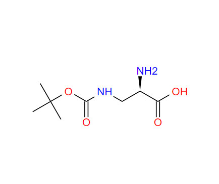 3-[[叔丁氧羰基]氨基]-D-丙氨酸,D-Alanine, 3-[[(1,1-dimethylethoxy)carbonyl]amino]- (9CI)