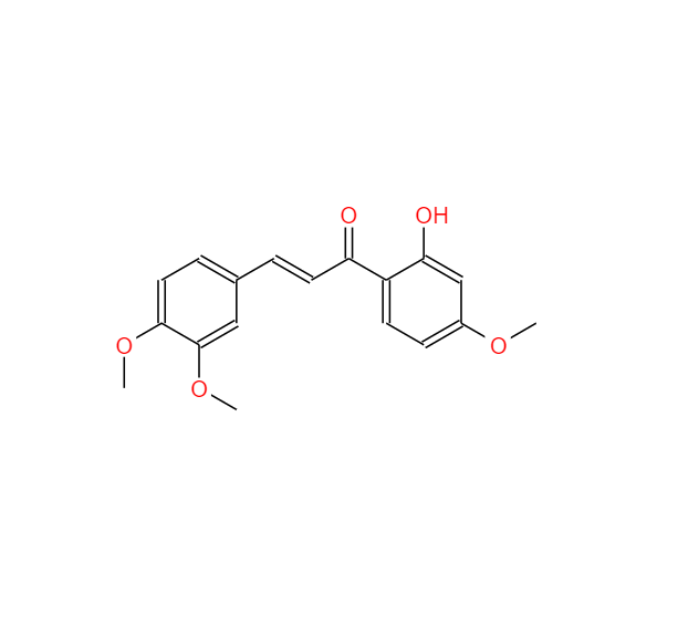 2'-羥基-3,4,4'-三甲氧基查耳酮,2'-HYDROXY-3,4,4'-TRIMETHOXYCHALCONE